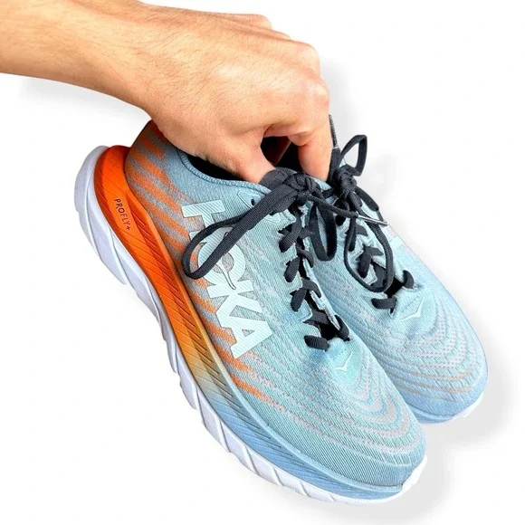 Hoka One One Shoes Mach 5 Men's 8D Blue Running Mountain Spring 1127893 MSPBL - Picture 10 of 14